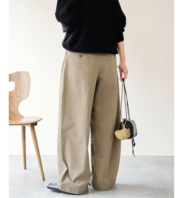 FRAMeWORK「SLOUCHY LIGHT CHINO パンツ」|チノ|