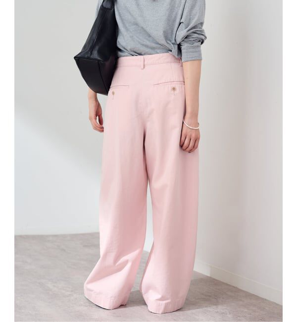 FRAMeWORK「SLOUCHY LIGHT CHINO パンツ」|チノ|