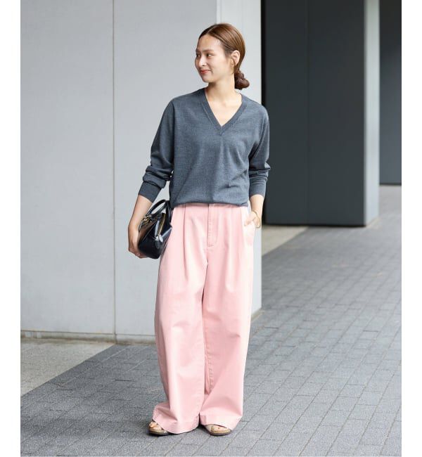 FRAMeWORK「SLOUCHY LIGHT CHINO パンツ」|チノ|