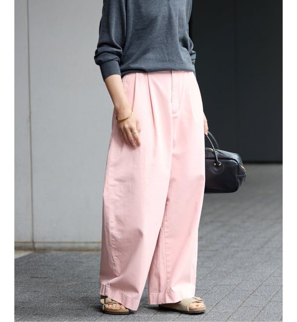 FRAMeWORK「SLOUCHY LIGHT CHINO パンツ」|チノ|