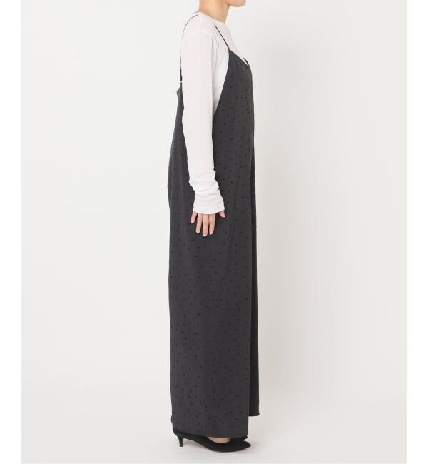 Spick and Span「《追加》フロッキードットキャミサロペット」|オールインワン|