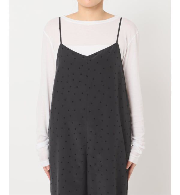 Spick and Span「《追加》フロッキードットキャミサロペット」|オールインワン|