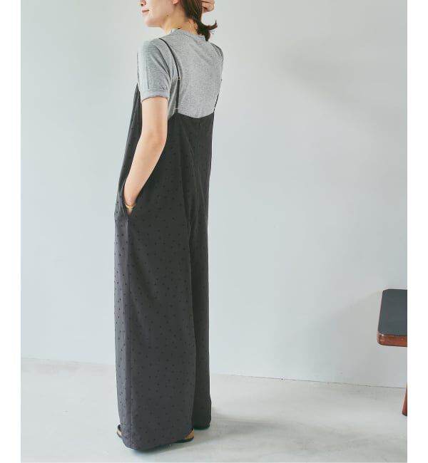 Spick and Span「《追加》フロッキードットキャミサロペット」|オールインワン|
