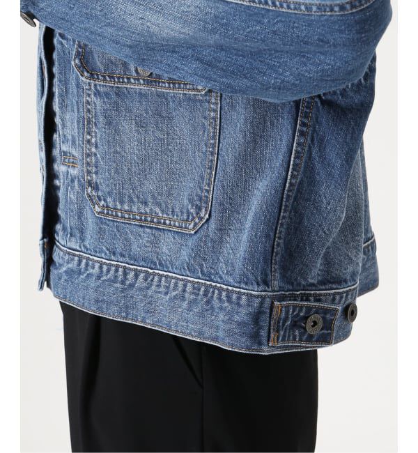 Spick and Span「《WEB限定》5 1/2 2ND-LINE CROP ジャケット」|デニムジャケット|