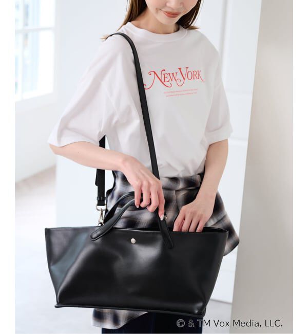 U by SPICK&SPAN「ARTESANOS /アルテサノス ポーチ付きレザートートバッグ」|トートバッグ|
