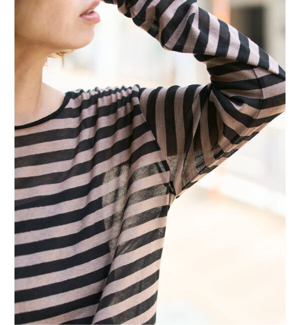 FRAMeWORK「ブークレーボーダーロンT」|Tシャツ・カットソー|