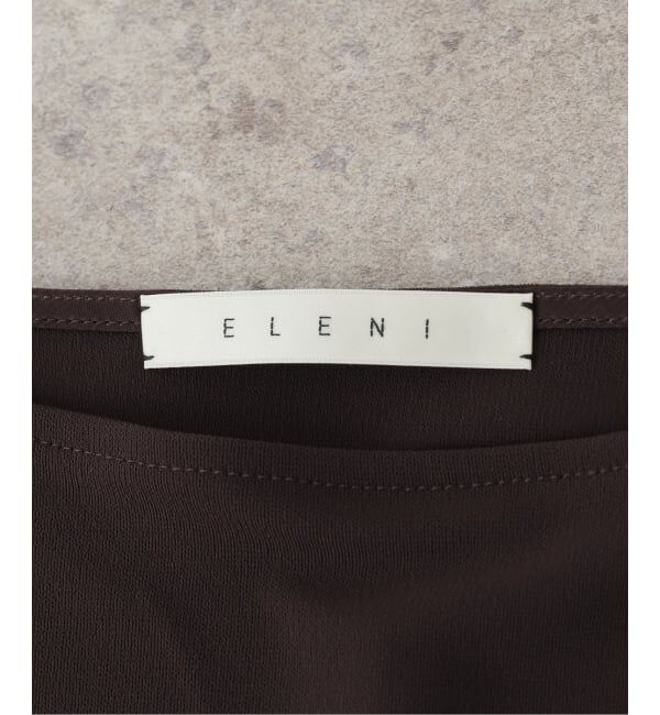 NOBLE「ELENI/エルニ ドレープジャージワンピース」|ワンピース|