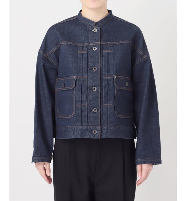 Spick and Span「《40周年 / 予約》5 1/2 40th 2ND-LINE CROP JK」|デニムジャケット|