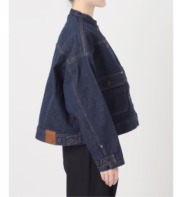 Spick and Span「《40周年 / 予約》5 1/2 40th 2ND-LINE CROP JK」|デニムジャケット|