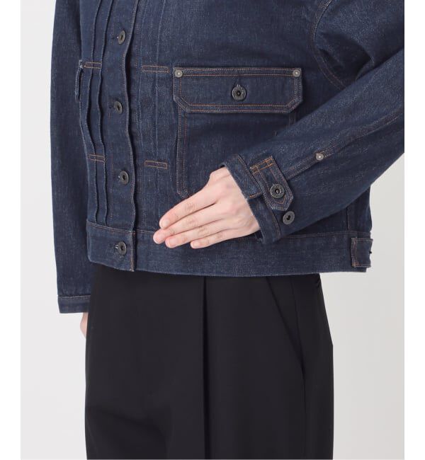 Spick and Span「《40周年 / 予約》5 1/2 40th 2ND-LINE CROP JK」|デニムジャケット|