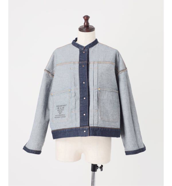 Spick and Span「《40周年 / 予約》5 1/2 40th 2ND-LINE CROP JK」|デニムジャケット|
