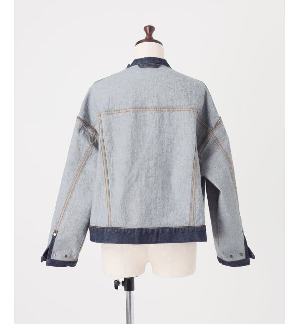 Spick and Span「《40周年 / 予約》5 1/2 40th 2ND-LINE CROP JK」|デニムジャケット|