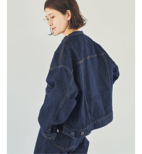 Spick and Span「《40周年 / 予約》5 1/2 40th 2ND-LINE CROP JK」|デニムジャケット|