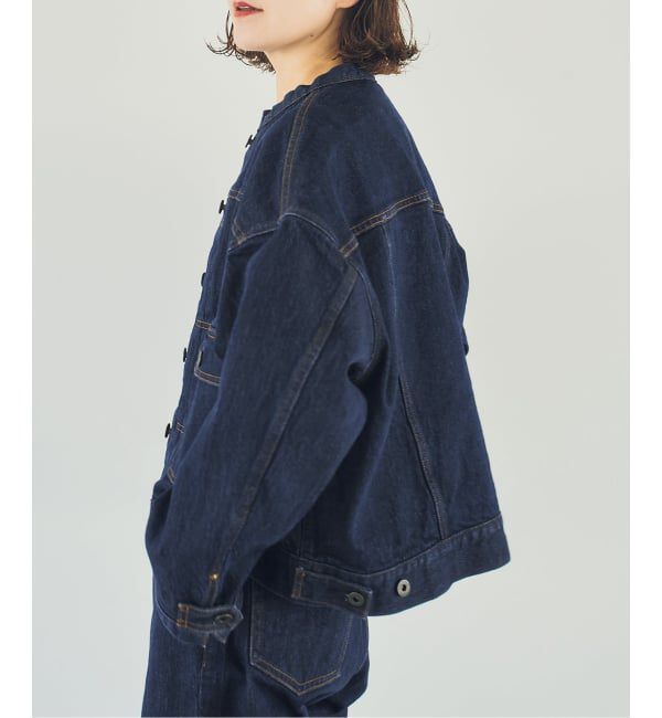 Spick and Span「《40周年 / 予約》5 1/2 40th 2ND-LINE CROP JK」|デニムジャケット|