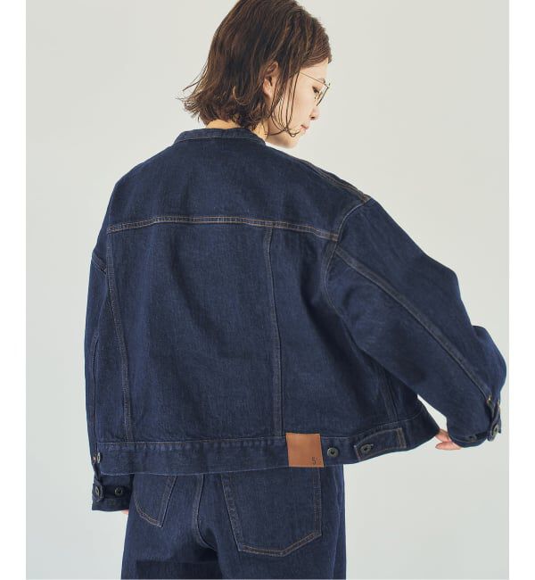 Spick and Span「《40周年 / 予約》5 1/2 40th 2ND-LINE CROP JK」|デニムジャケット|