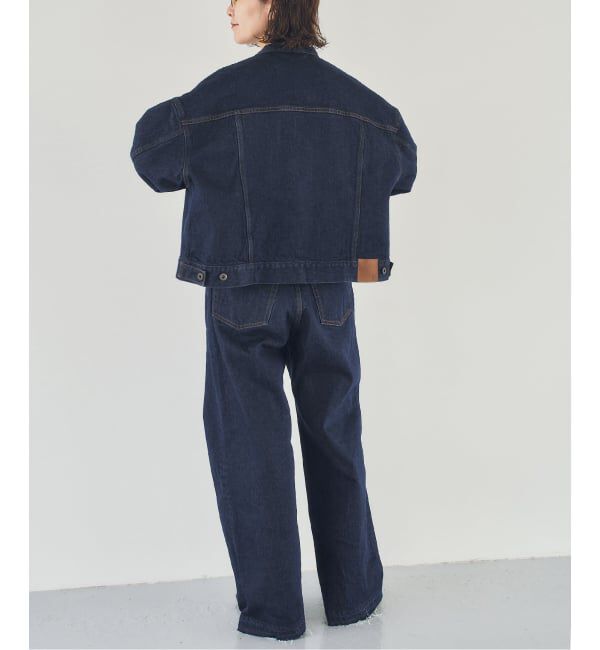 Spick and Span「《40周年 / 予約》5 1/2 40th 2ND-LINE CROP JK」|デニムジャケット|