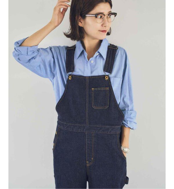 Spick and Span「《40周年 / 予約》5 1/2 40th FLARE LINE OVERALLS」|オールインワン|