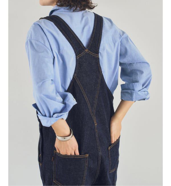 Spick and Span「《40周年 / 予約》5 1/2 40th FLARE LINE OVERALLS」|オールインワン|