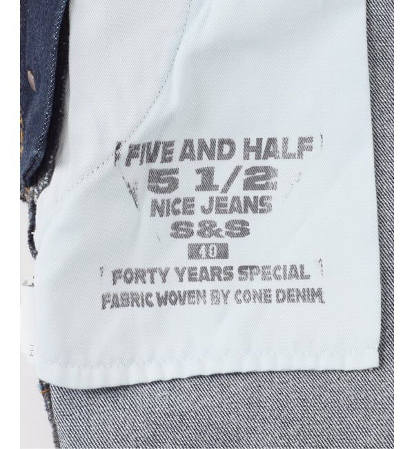 Spick and Span「《40周年 / 予約》5 1/2 40th FLARE LINE OVERALLS」|オールインワン|