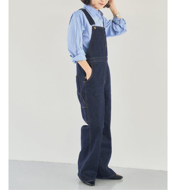 Spick and Span「《40周年 / 予約》5 1/2 40th FLARE LINE OVERALLS」|オールインワン|
