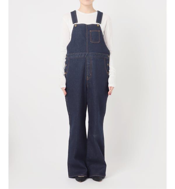 Spick and Span「《40周年 / 予約》5 1/2 40th FLARE LINE OVERALLS」|オールインワン|