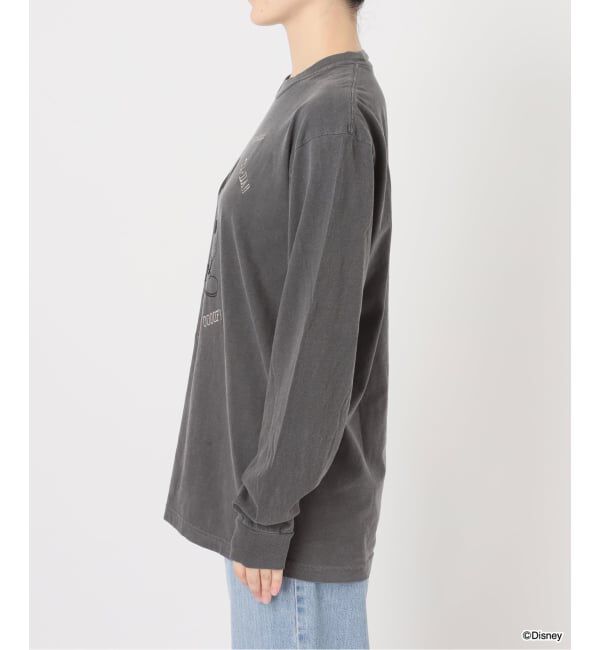 FRAMeWORK「WIFFLE 別注［Mickey Mouse］embroidery ロンT」|Tシャツ・カットソー|