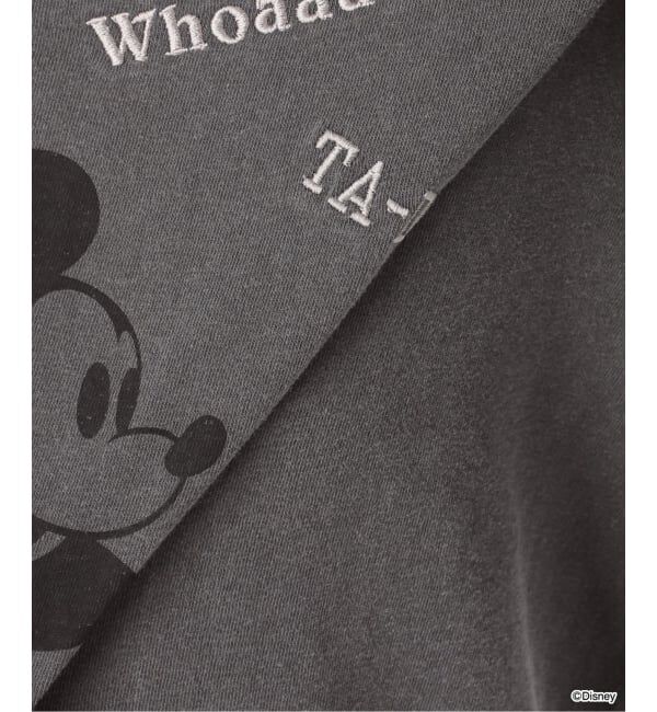 FRAMeWORK「WIFFLE 別注［Mickey Mouse］embroidery ロンT」|Tシャツ・カットソー|