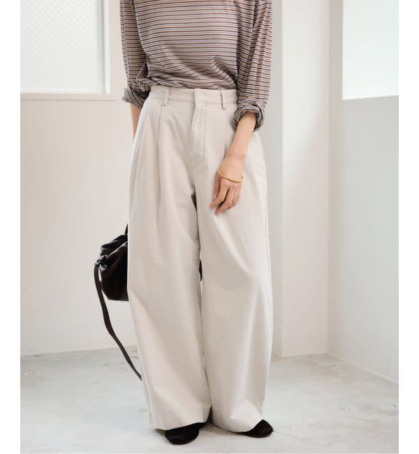 FRAMeWORK「≪新色 / 追加予約≫SLOUCHY LIGHT CHINO パンツ 3」|チノ|