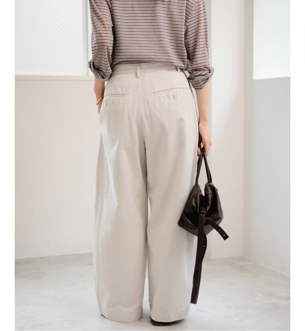 FRAMeWORK「≪新色 / 追加予約≫SLOUCHY LIGHT CHINO パンツ 3」|チノ|