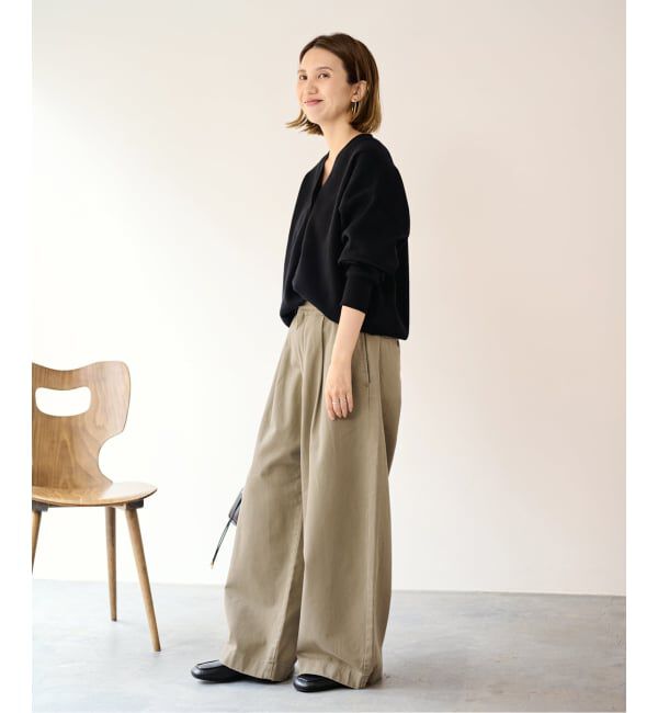 FRAMeWORK「≪新色 / 追加予約≫SLOUCHY LIGHT CHINO パンツ 3」|チノ|