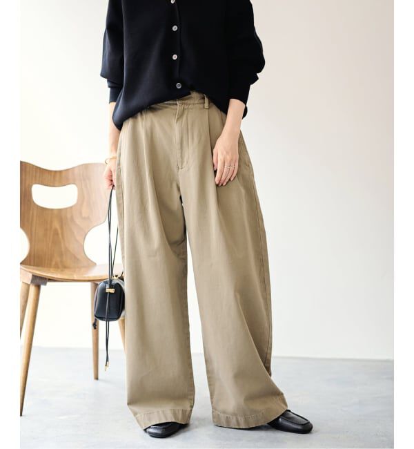FRAMeWORK「≪新色 / 追加予約≫SLOUCHY LIGHT CHINO パンツ 3」|チノ|