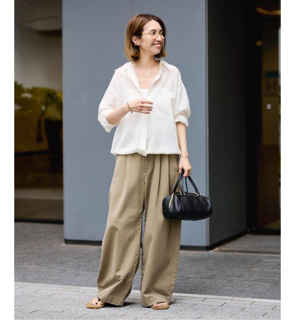 FRAMeWORK「≪新色 / 追加予約≫SLOUCHY LIGHT CHINO パンツ 3」|チノ|