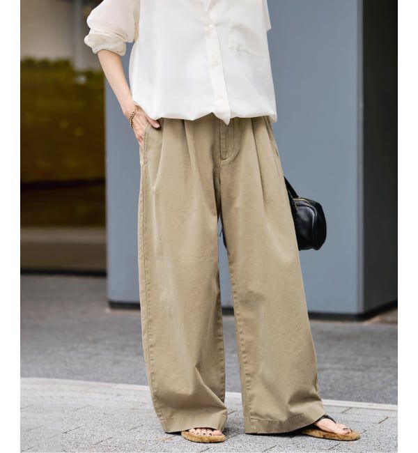 FRAMeWORK「≪新色 / 追加予約≫SLOUCHY LIGHT CHINO パンツ 3」|チノ|