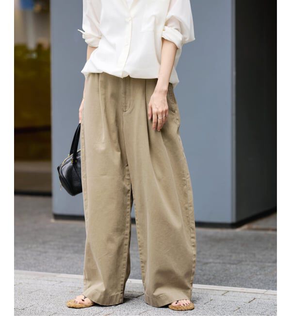 FRAMeWORK「≪新色 / 追加予約≫SLOUCHY LIGHT CHINO パンツ 3」|チノ|