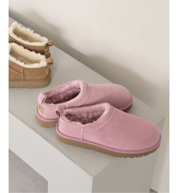  「《追加予約》UGG/アグ W CLASSIC MICRO」|ショートブーツ|ピンク