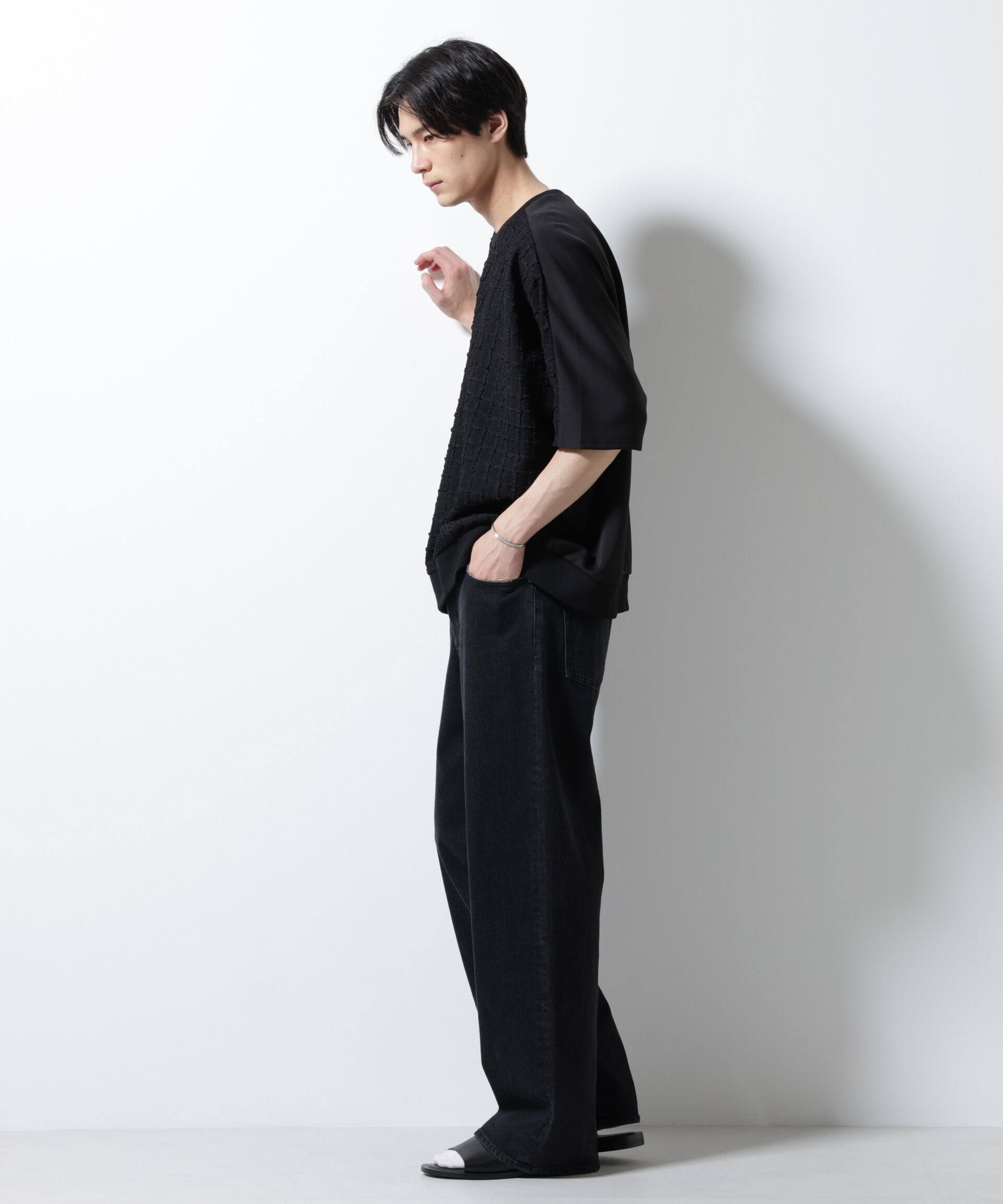 NANO universe「フクレジャガードTシャツ」|Tシャツ・カットソー|