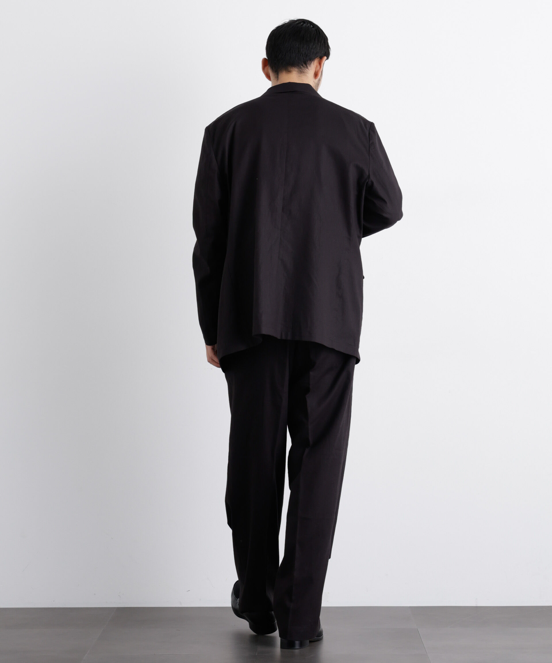 NANO universe「｢FRENCH LINEN｣ リネンコットンストレートパンツ（セットアップ可）」|チノ|