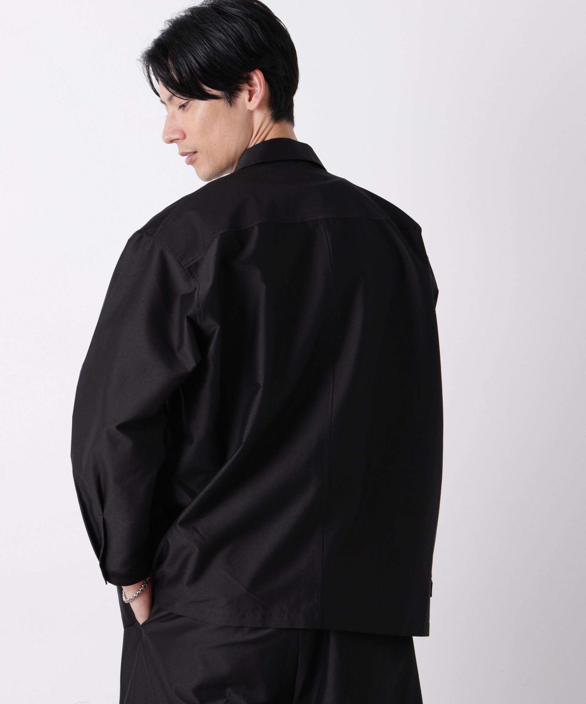 NANO universe「0 ZERO LAYER 9分丈 シャツジャケット(セットアップ可)」|シャツ・ブラウス|