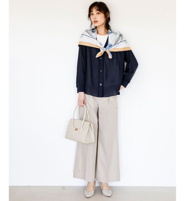 ANY SIS「ツイステッドクリアチノワイド パンツ」|その他|