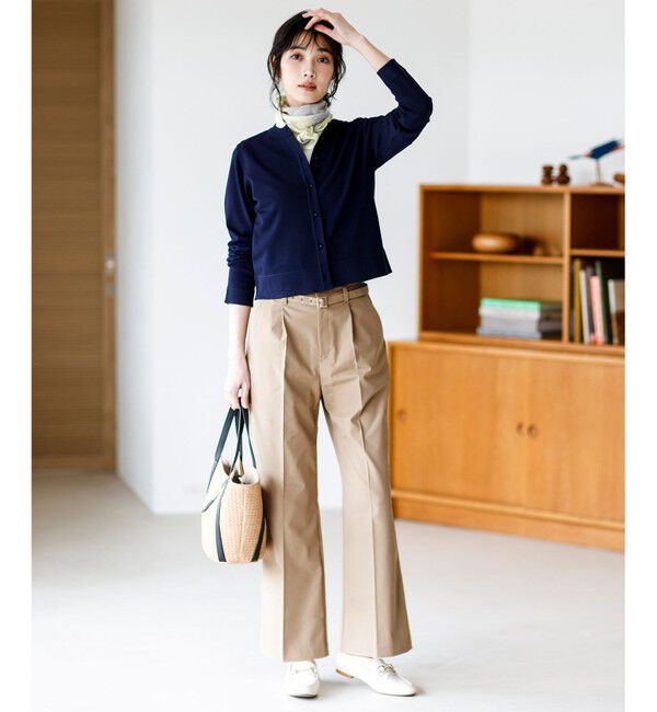 ANY SIS「ツイステッドクリアチノワイド パンツ」|その他|