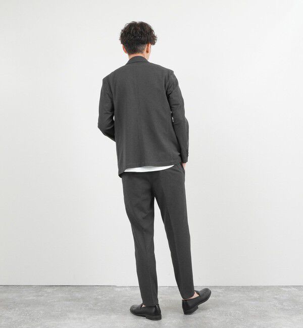 NOLLEY'S goodman「《ビジカジ/セットアップ対応》Primeflex 吸水速乾 メランジ鹿の子ストレッチイージーJK 26SS」|テーラードジャケット|