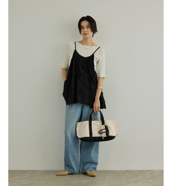 SALON adam et rope'「ハイウェットテレコ2WAYネックT」|Tシャツ・カットソー|