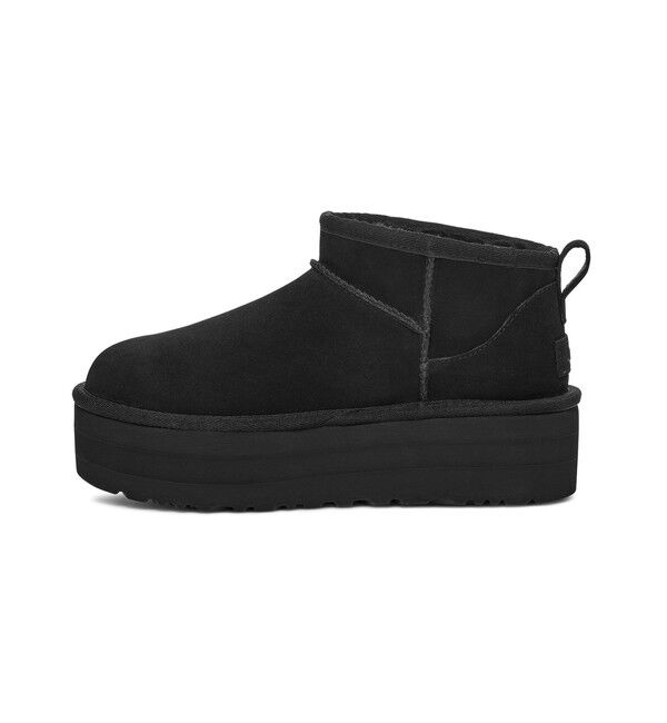 ADAM ET ROPE'「【UGG(アグ)】W CLASSIC ULTRA MINI PLATFORM」|ロングブーツ|