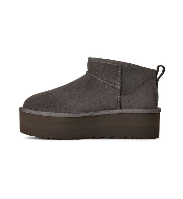 ADAM ET ROPE'「【UGG(アグ)】W CLASSIC ULTRA MINI PLATFORM」|ロングブーツ|