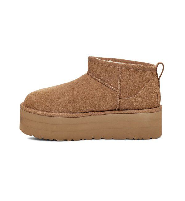 ADAM ET ROPE'「【UGG(アグ)】W CLASSIC ULTRA MINI PLATFORM」|ロングブーツ|