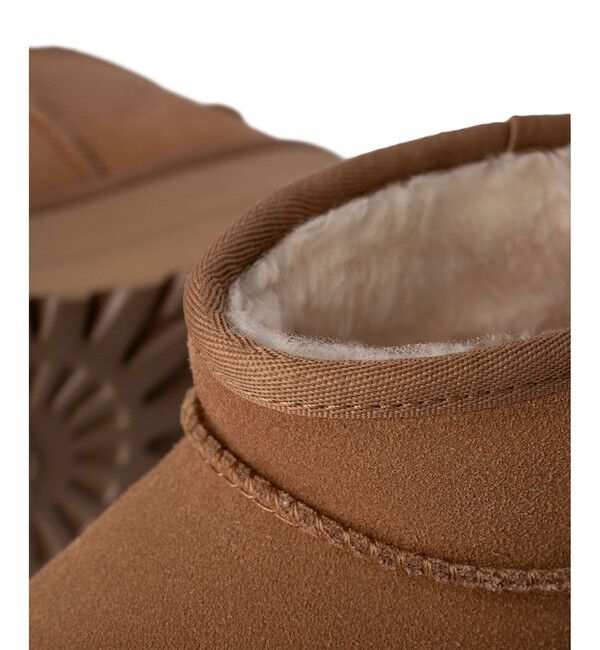 ADAM ET ROPE'「【UGG(アグ)】W CLASSIC ULTRA MINI PLATFORM」|ロングブーツ|