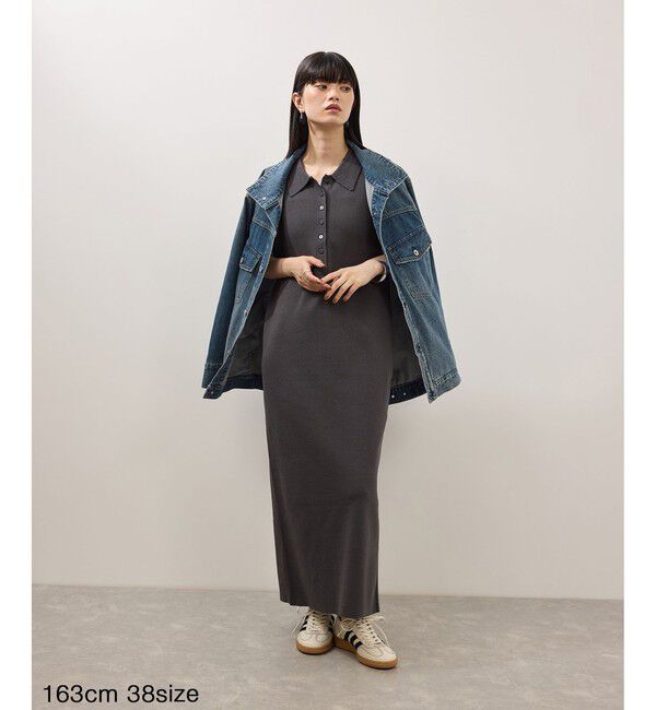 ADAM ET ROPE'「【WEB限定】・【定番】スタンドネックデニムジャケット」|デニムジャケット|