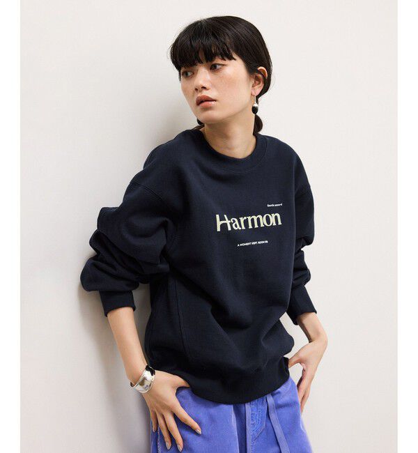ADAM ET ROPE'「【WEB限定】フロッキーロゴスウェット」|スウェット・ジャージ|