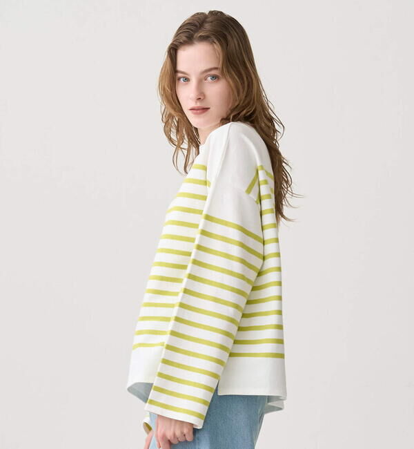 ORCIVAL「ORCIVAL | ラッセル ボートネック ワイドセーラーTシャツ WOMEN」|Tシャツ・カットソー|