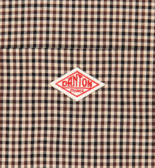 DANTON「DANTON | プランサーボタン 長袖シャツ PLAID WOMEN」|シャツ・ブラウス|